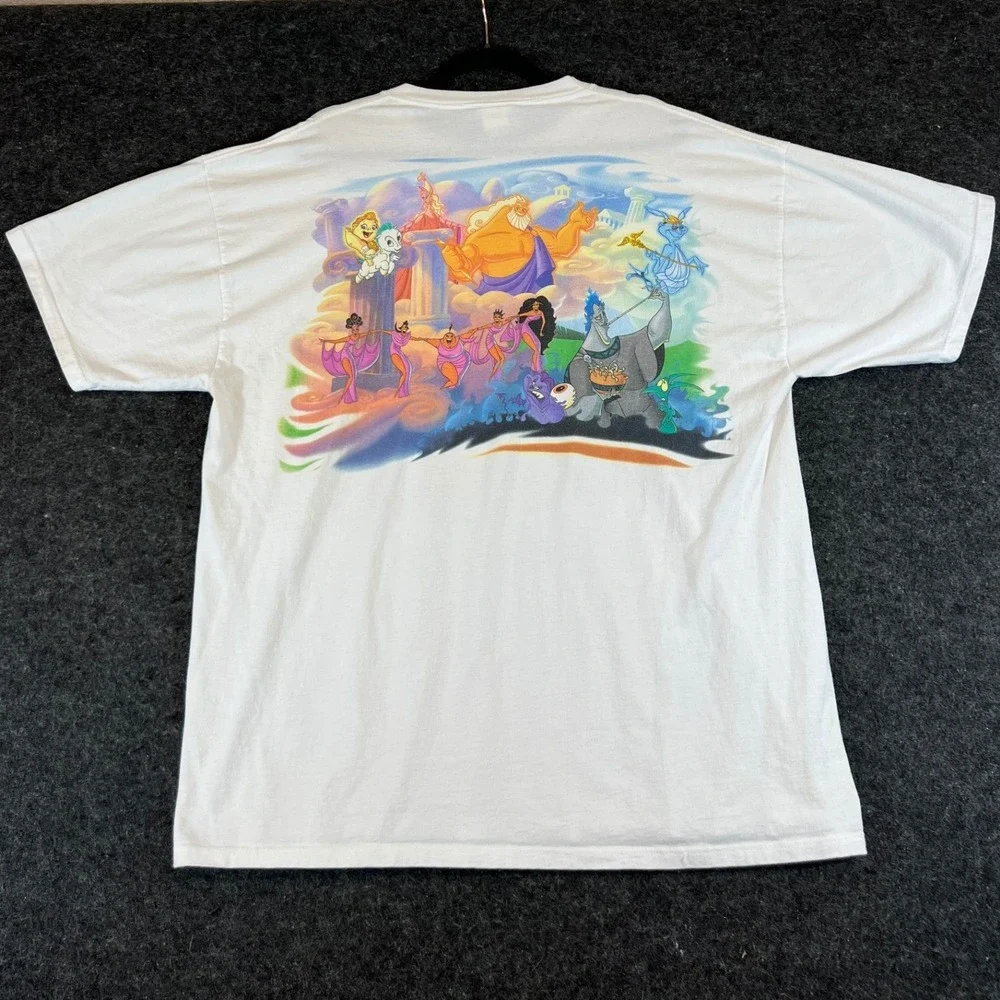 Vintage Disney Hercules Movie Promo T-shirt Mens XXL Mickey Inc Hades RARE 90s